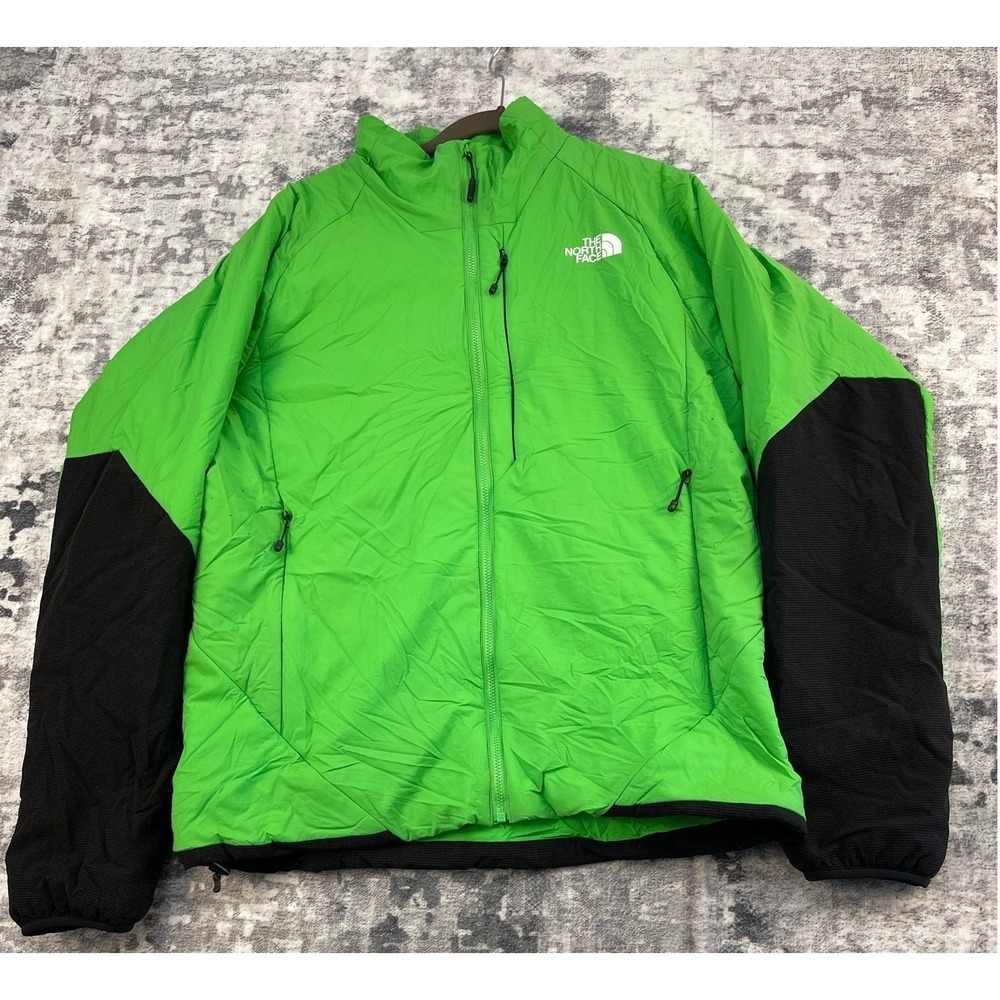 The‎ North Face Ventrix Windbreaker Jacket Mens Medium Green Black Full Zip